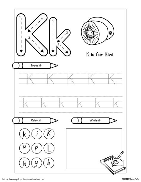 free printable letter k worksheets|Letter K Preschool Printables .
